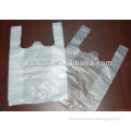 plastic vest supermarket bag with side gusset